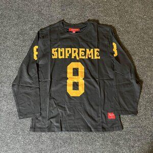 Black Supreme Affiliated L/S Football Top
